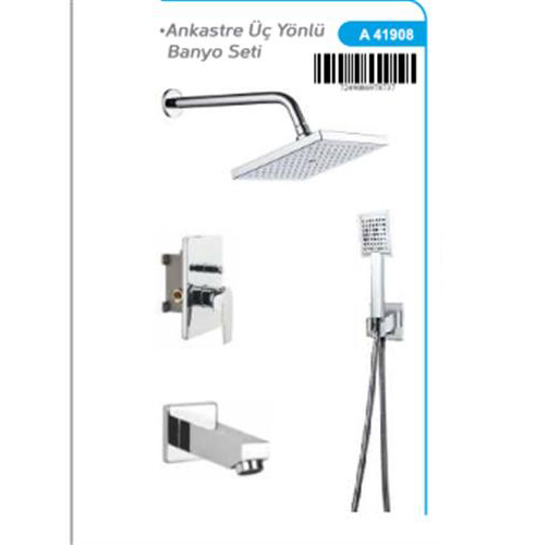 07- ANKASTRE ÜÇ YÖNLÜ BANYO SET